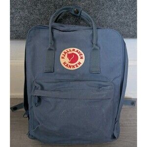 Fjallraven Kanken Classic Backpack Blue Gray 16L School Bag Outdoor Sweden